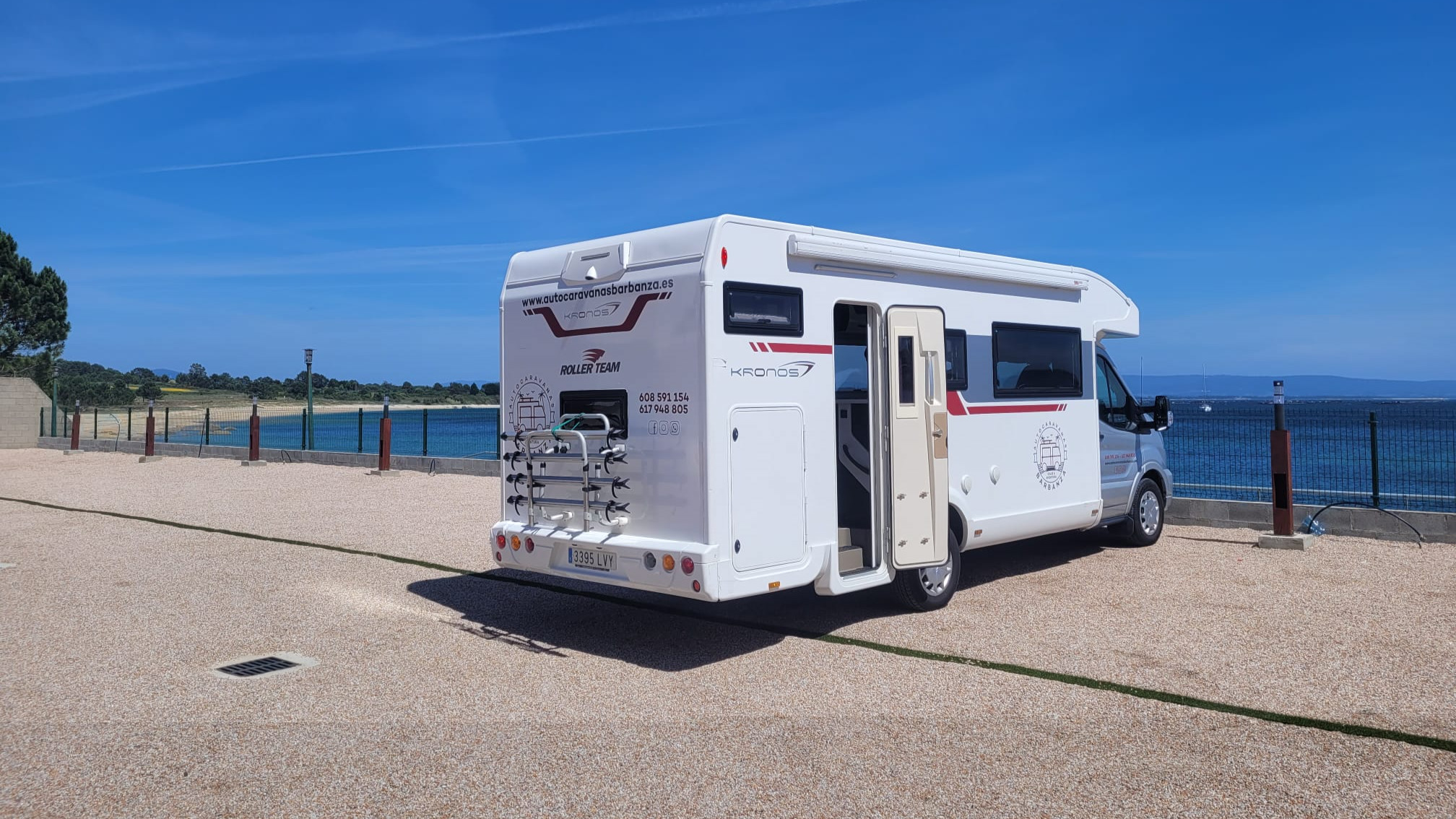 Parque de caravanas en Barbanza